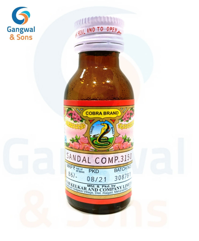 COBRA BRAND SANDAL  COMP 3150 ATTAR 25 G (PURE ATTAR )